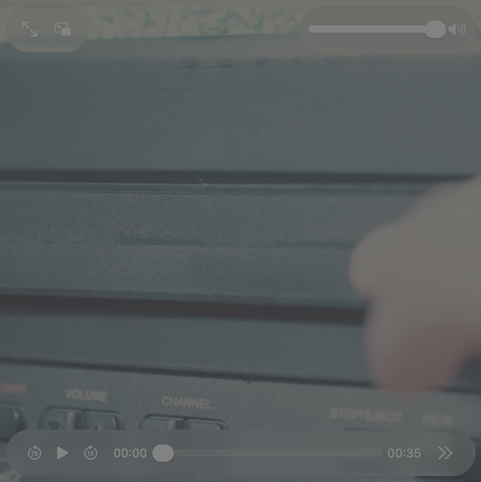 Safari's default video controls